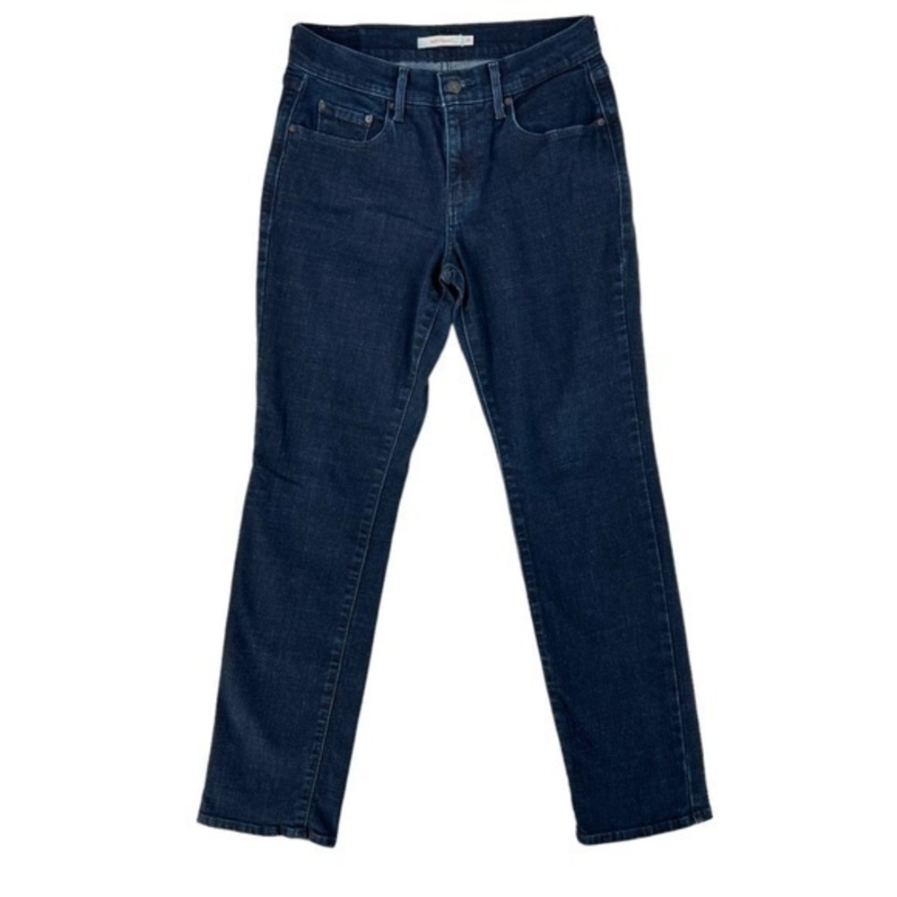 Levi's 505 Dark‎ Wash Denim Straight Leg Jean